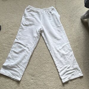 John Galt White Lounge Pants